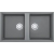 Zlewozmywak Elleci BEST 450 PODWIESZANY K97 LIGHT GREY KERATEK LKB45097BSO